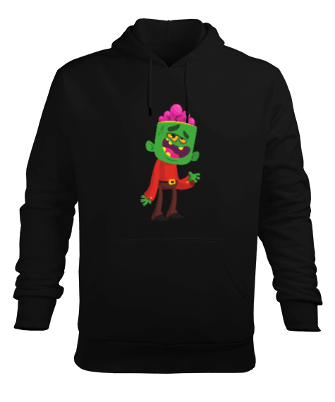 zombie Erkek Kapüşonlu Hoodie Sweatshirt - Tisho
