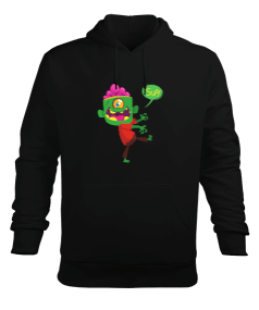 zombie Erkek Kapüşonlu Hoodie Sweatshirt - Tisho