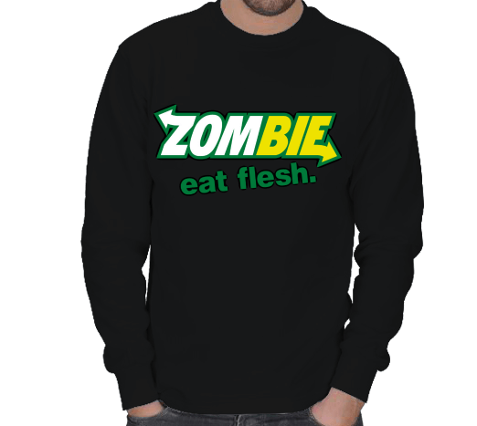 Tisho - Zombie ERKEK SWEATSHIRT