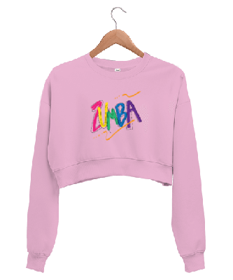 Zumba Dans Kadın Crop Sweatshirt - Tisho