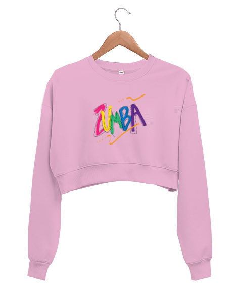 Tisho - Zumba Dans Kadın Crop Sweatshirt