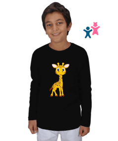 Zürafa Çocuk Unisex Uzunkollu - Tisho