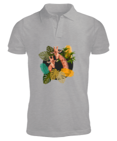 Zürafa desenli Erkek Kısa Kol Polo Yaka - Tisho