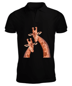 Zürafa desenli Erkek Kısa Kol Polo Yaka - Tisho
