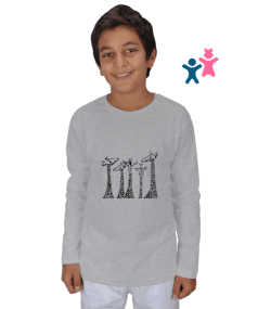 ZÜRAFALAR Çocuk Unisex Uzunkollu - Tisho